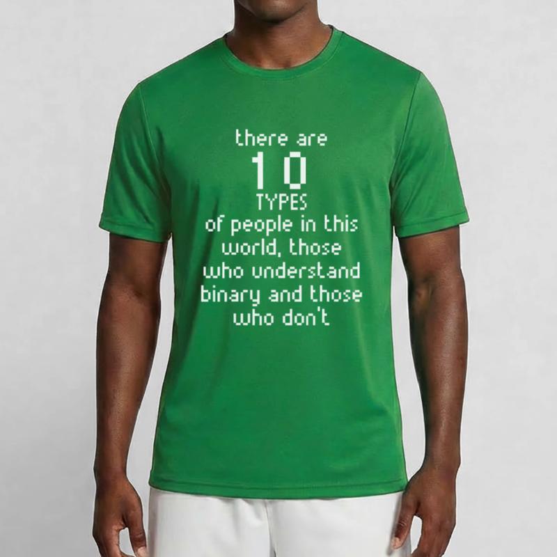 Math Binary Code programmeur cadeau amusant pour les Geeks T-shirt sport Homme