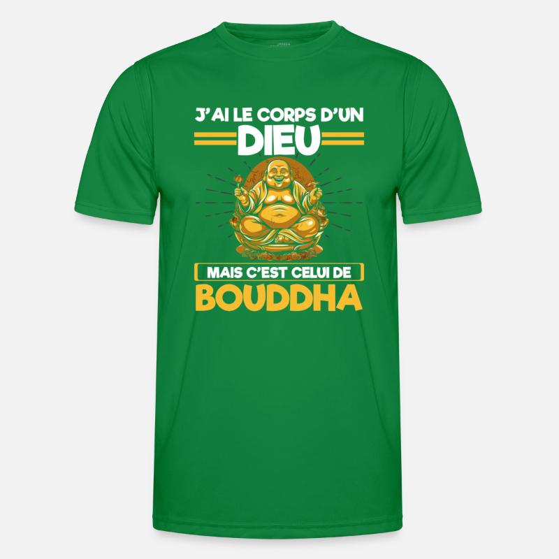Ich habe den Körper eines Gottes: Buddha! Männer Funktions-T-Shirt