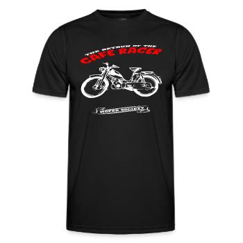 Bergsteiger MD 25 Mofa Moped Mokick - Männer Funktions-T-Shirt - Schwarz - Vorne - AI Model Male 178 dark (178cm)
