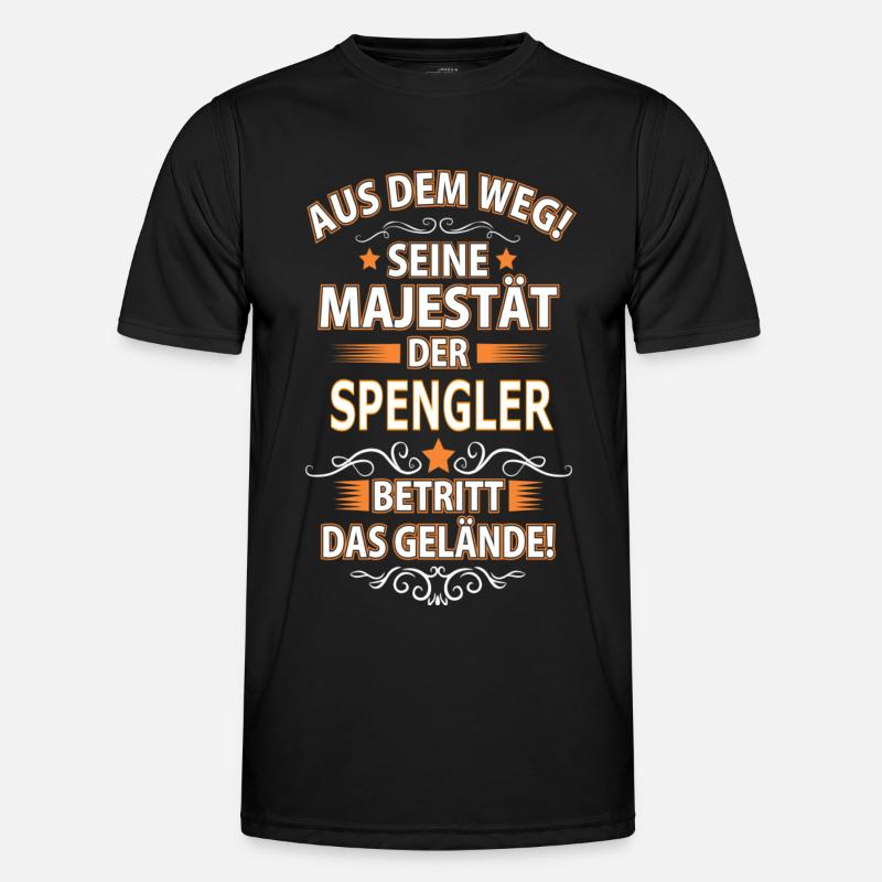 SPENGLER - Männer Funktions-T-Shirt - Schwarz
