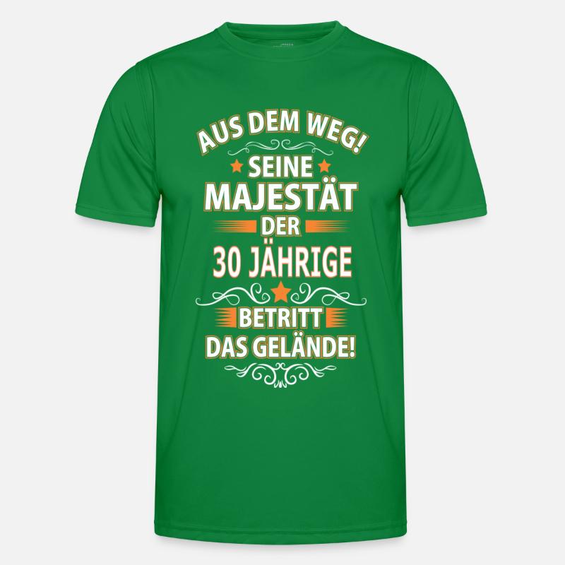 30 JÄHRIGE Männer Funktions-T-Shirt