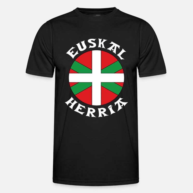 euskal herria design 7 - Men's Functional T-Shirt - black