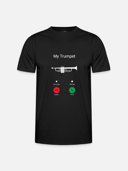 The trumpet calls - Men's Functional T-Shirt - black