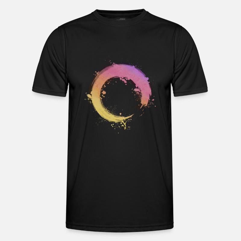Zen Circle Männer Funktions-T-Shirt