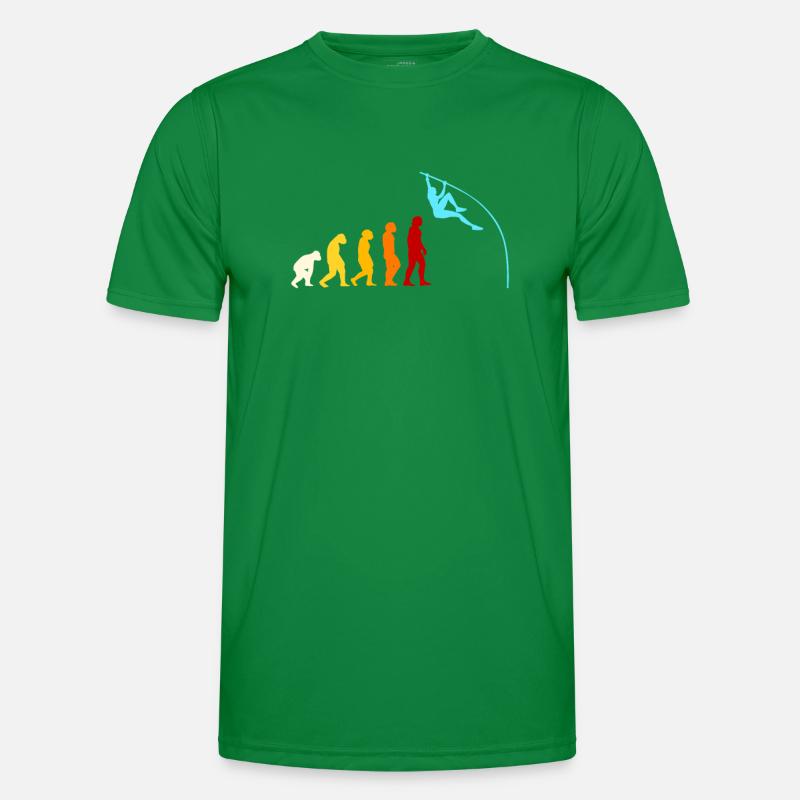 Stabhochsprung Evolution Männer Funktions-T-Shirt