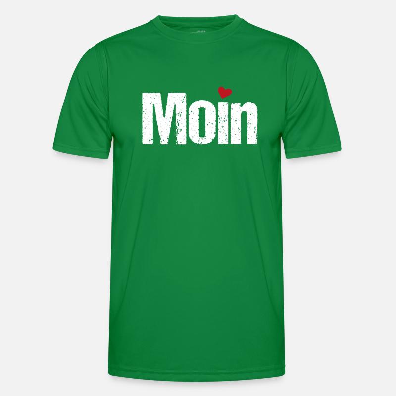 Moin Herz Männer Funktions-T-Shirt