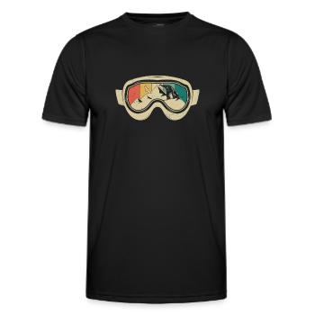 Snowboard Geschenke - Männer Funktions-T-Shirt - Schwarz - Vorne - AI Model Male 178 dark (178cm)