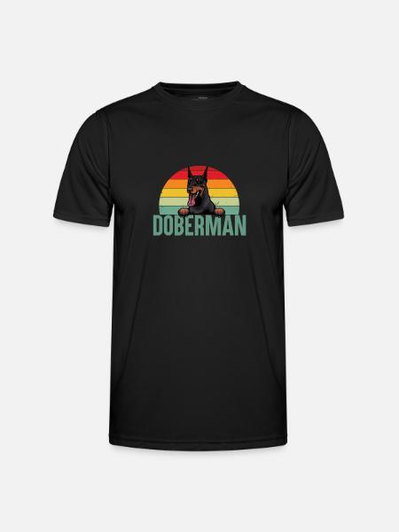 Doberman - T-shirt sport Homme - noir