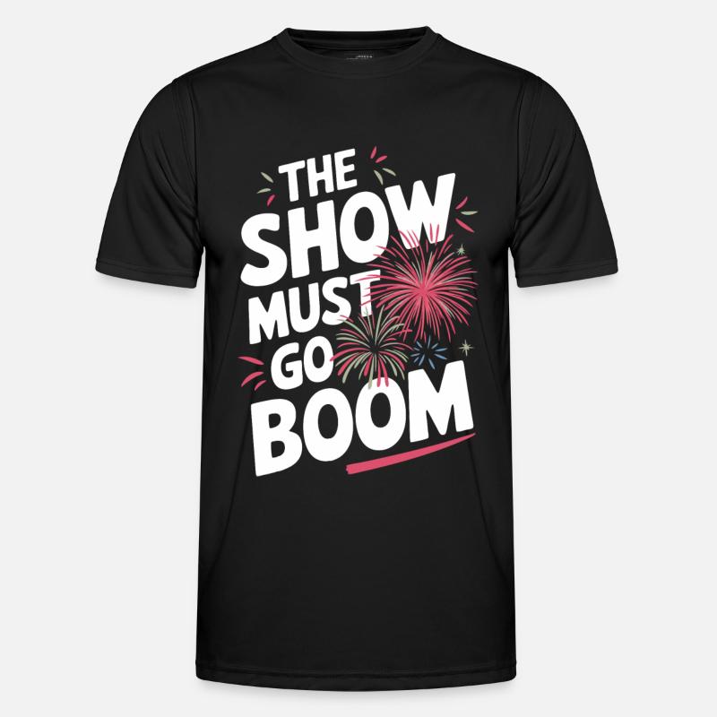 Pyrotechnics Fireworks Pyrotechnics - Men's Functional T-Shirt - black