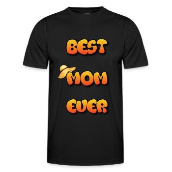 Beste Mutter aller Zeiten, beste Mutter aller Zeiten - Männer Funktions-T-Shirt - Schwarz - Vorne - AI Model Male 178 dark (178cm)
