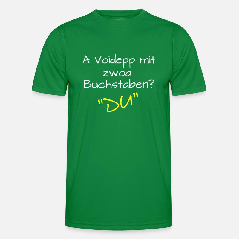 lustiger Spruch Deep Bayern Männer Funktions-T-Shirt