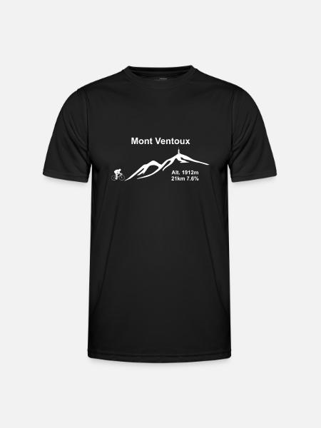 Mont Ventoux - Men's Functional T-Shirt - black