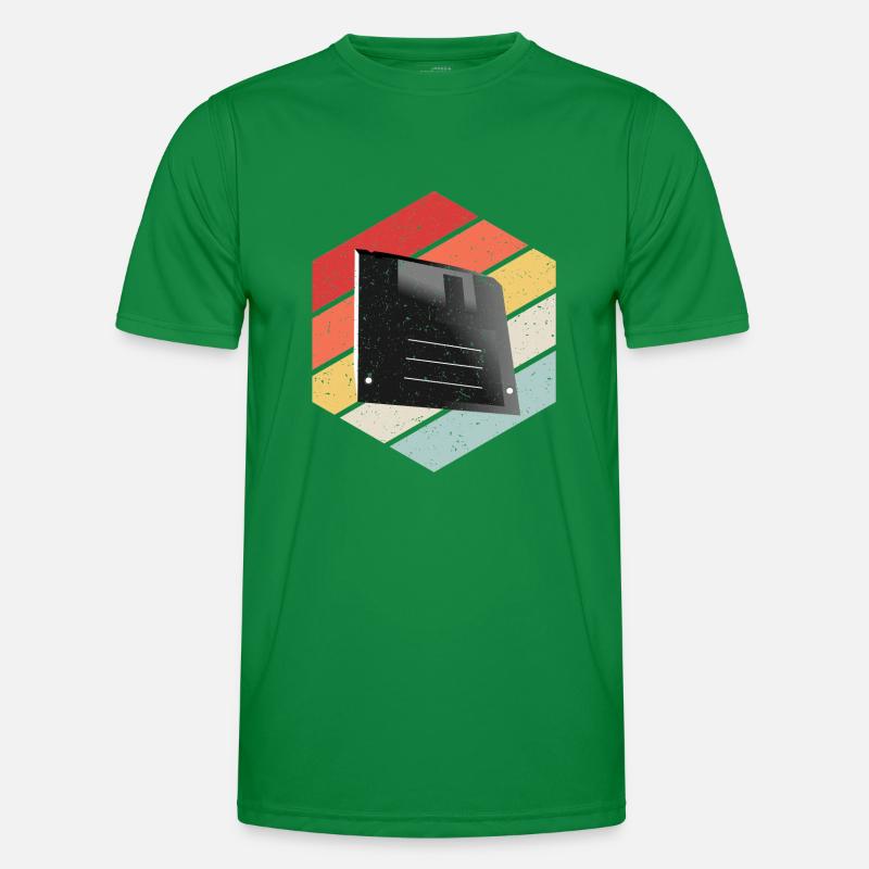 Disquette Floppy Disk T-shirt sport Homme