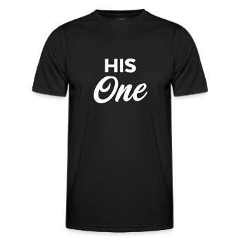 Sein Eins - Männer Funktions-T-Shirt - Schwarz - Vorne - AI Model Male 178 dark (178cm)