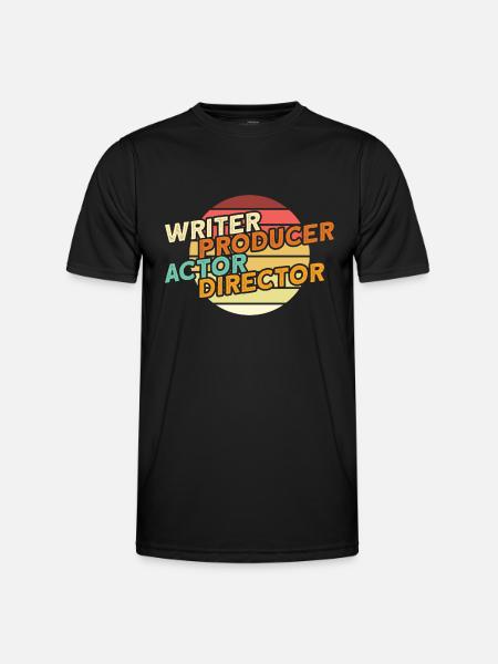 Filmmaker Action Director - Men's Functional T-Shirt - black