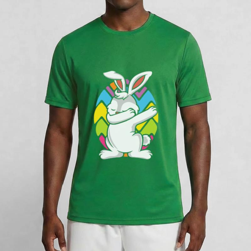 Easter Easter DABBING EASTERBUNNY Easter Egg Men's Functional T-Shirt