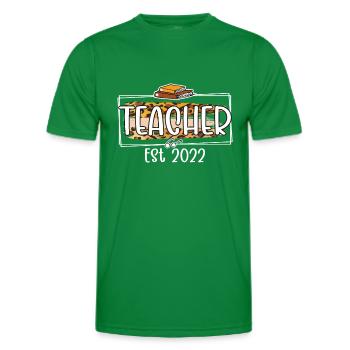 Future Teacher Teacher Training Student Teacher Training Programme - Men's Functional T-Shirt - kelly green - Front - AI Model Male 178 dark (178cm)