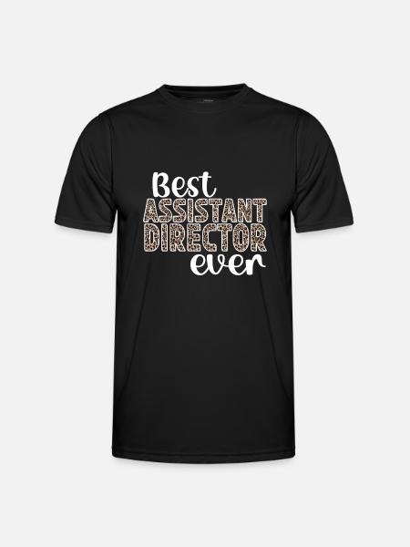 Meilleur directeur adjoint adjoint - T-shirt sport Homme - noir