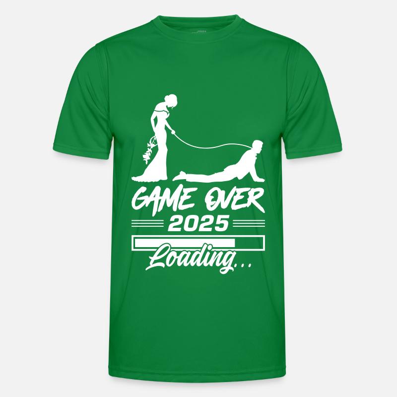 Wedding Loading 2025 Game Over T-shirt sport Homme