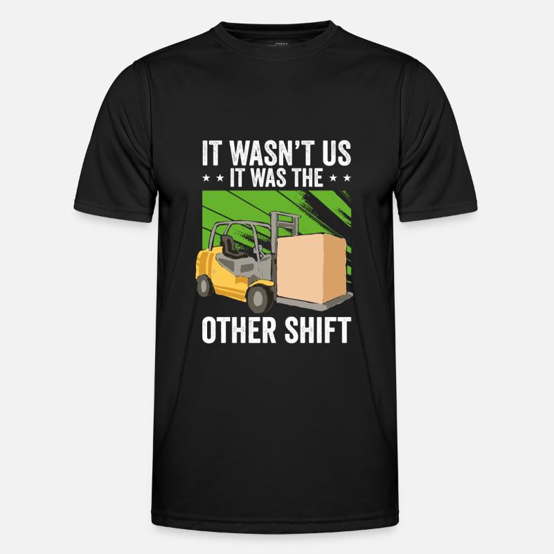 Forklift Operator - Men's Functional T-Shirt - black