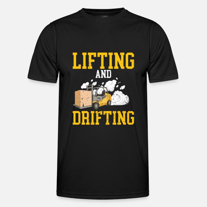 Staplerfahrer Gabelstaplerfahrer - Männer Funktions-T-Shirt - Schwarz