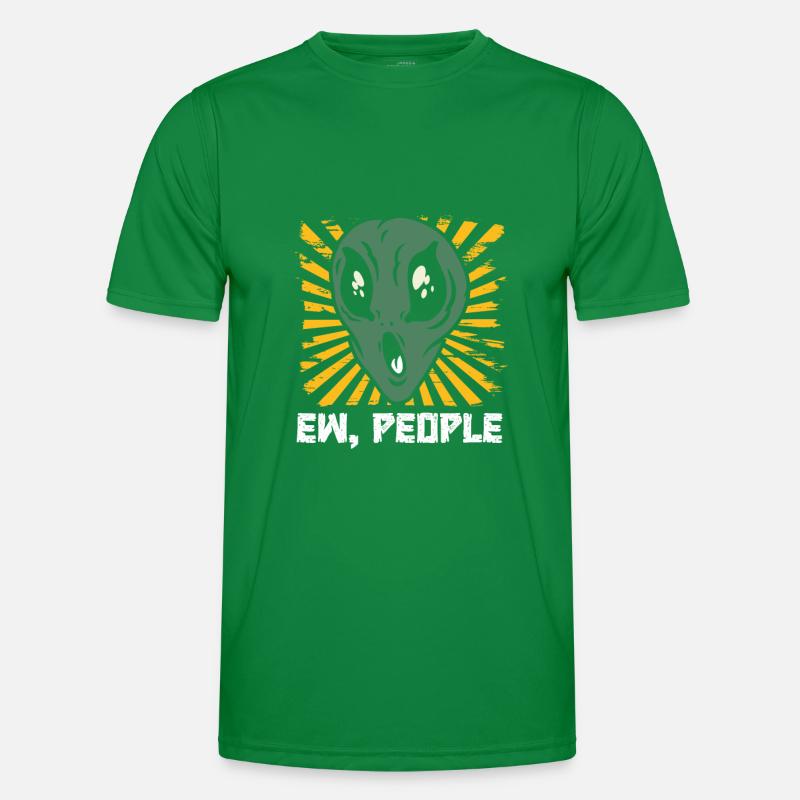 Alien Science-Fiction Männer Funktions-T-Shirt