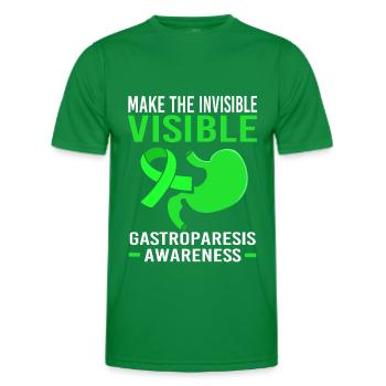 Intestinal disease Gastroparesis - Men's Functional T-Shirt - kelly green - Front - AI Model Male 178 dark (178cm)
