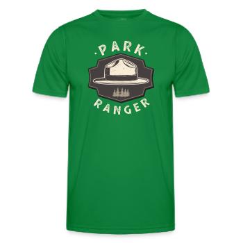 Wildhüter Ranger Nationalpark Förster - Männer Funktions-T-Shirt - Kelly Green - Vorne - AI Model Male 178 dark (178cm)
