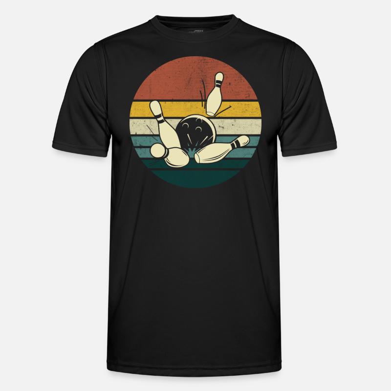 Bowling - Men's Functional T-Shirt - black