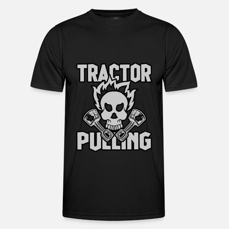 Tractor Pulling Power Full Pull Motorsport Gift Men's Functional T-Shirt