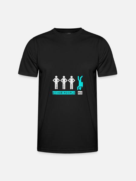 Duiken Duik Duiker Duiken Watersport Cadeau - Functioneel T-shirt voor mannen - zwart