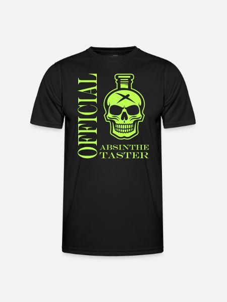 Official absinthe taster - Men's Functional T-Shirt - black