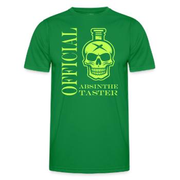 Offizielle Absinth-Verkostung - Männer Funktions-T-Shirt - Kelly Green - Vorne - AI Model Male 178 dark (178cm)