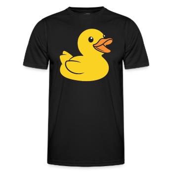 Small carnard - Men's Functional T-Shirt - black - Front - AI Model Male 178 dark (178cm)
