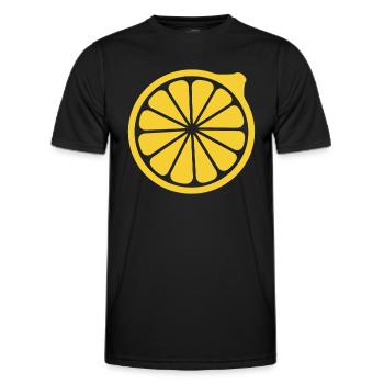 citron - T-shirt sport Homme - noir - Devant - AI Model Male 178 dark (178cm)