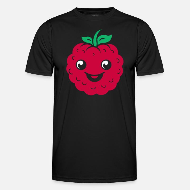 raspberry - Men's Functional T-Shirt - black