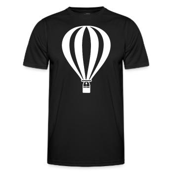 Balloon - Men's Functional T-Shirt - black - Front - AI Model Male 178 dark (178cm)