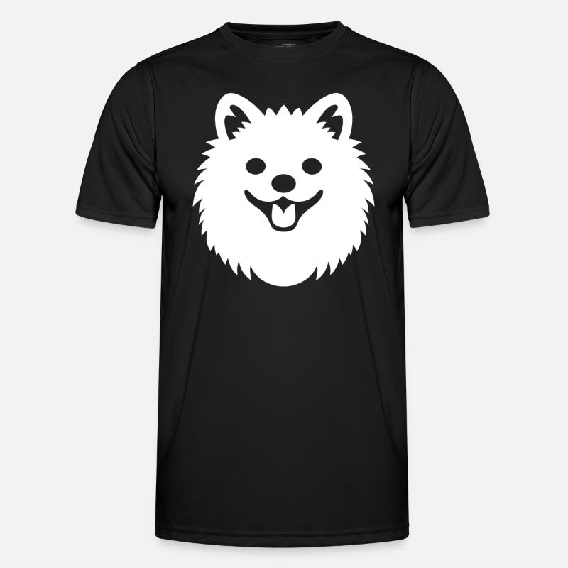 Spitz - Männer Funktions-T-Shirt - Schwarz