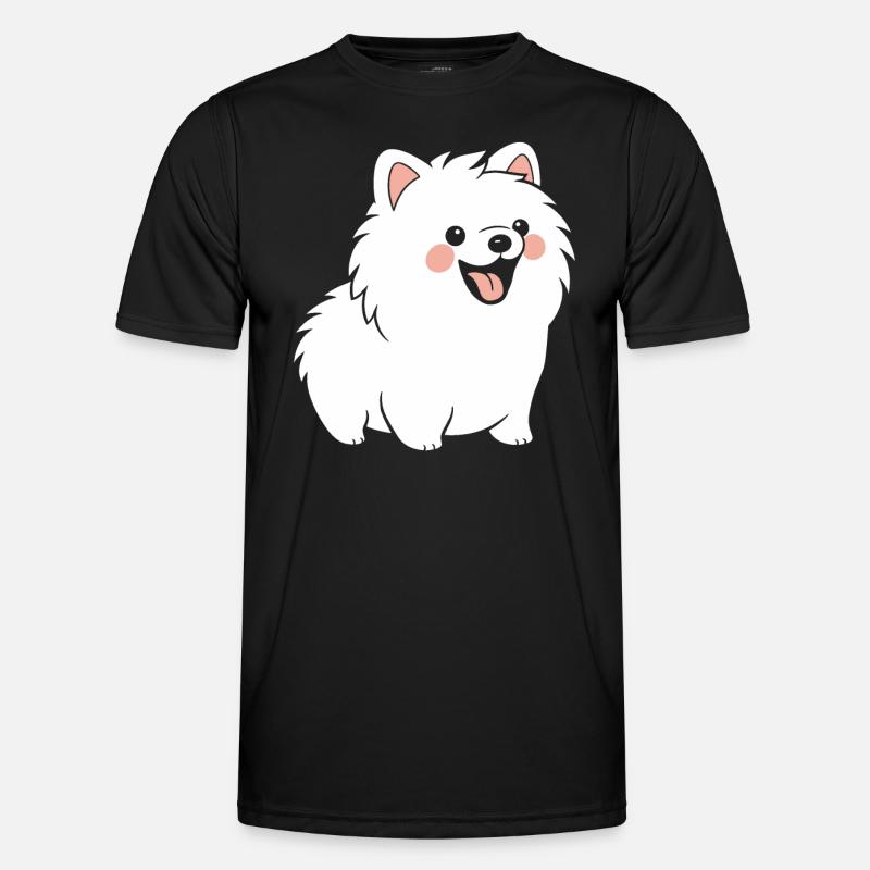 Spitz - Männer Funktions-T-Shirt - Schwarz