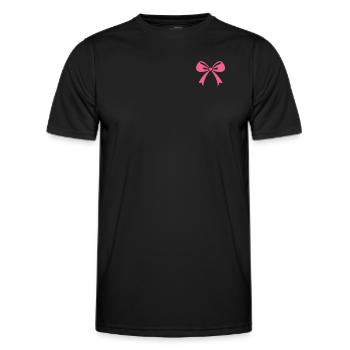 Aufklärung über Brustkrebs - Männer Funktions-T-Shirt - Schwarz - Vorne - AI Model Male 178 dark (178cm)