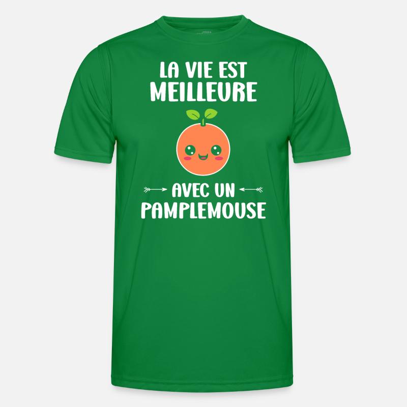 Humour Pamplemousse T-shirt sport Homme