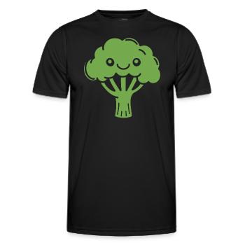 brocoli - T-shirt sport Homme - noir - Devant - AI Model Male 178 dark (178cm)