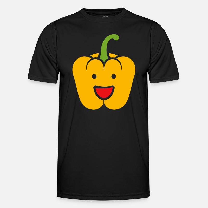 Pfeffer - Männer Funktions-T-Shirt - Schwarz
