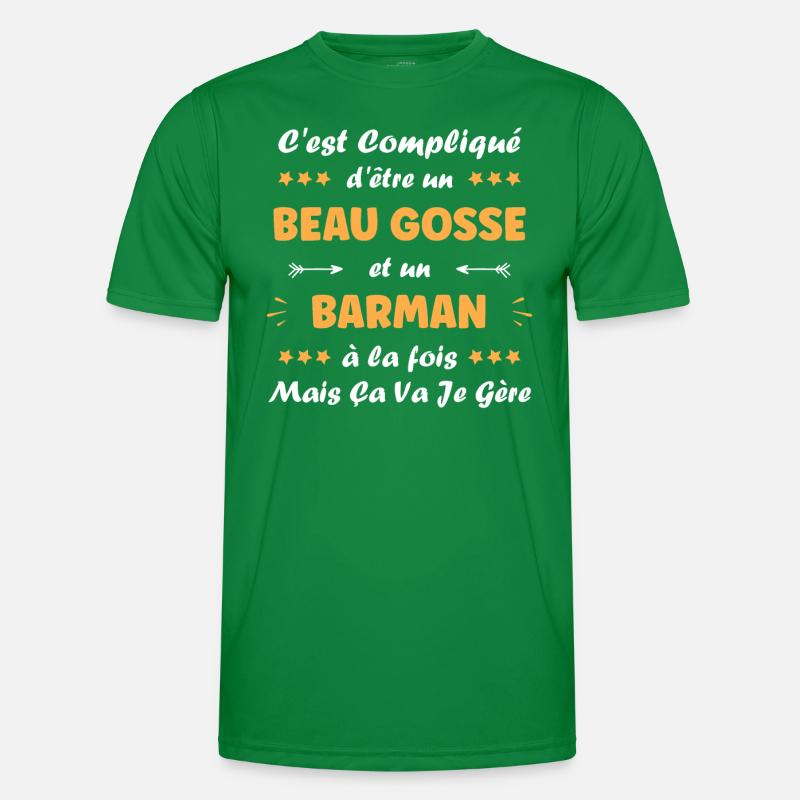 barman T-shirt sport Homme