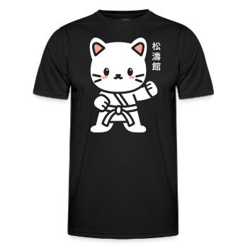 karate - Men's Functional T-Shirt - black - Front - AI Model Male 178 dark (178cm)