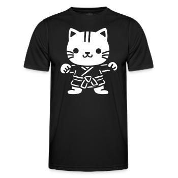 karate - T-shirt sport Homme - noir - Devant - AI Model Male 178 dark (178cm)
