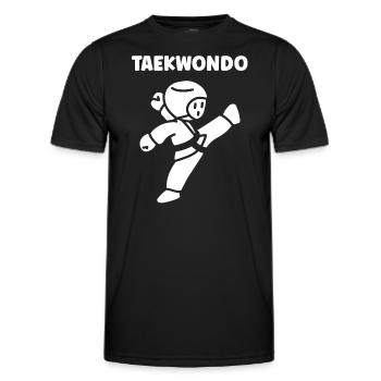 Taekwondo - Männer Funktions-T-Shirt - Schwarz - Vorne - AI Model Male 178 dark (178cm)