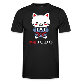 Judo - Männer Funktions-T-Shirt - Schwarz - Vorne - AI Model Male 178 dark (178cm)