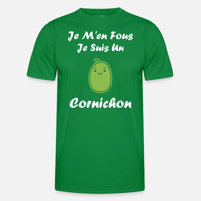 cornichon T-shirt sport Homme