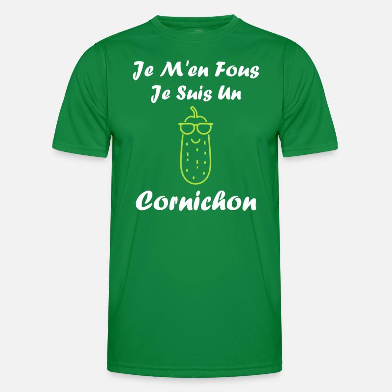 cornichon T-shirt sport Homme